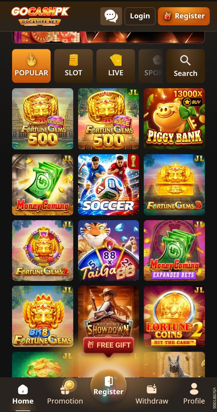 GOCASHPK Game Download